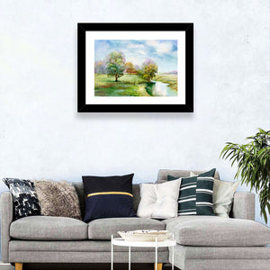 Village Life Concept Wall Art