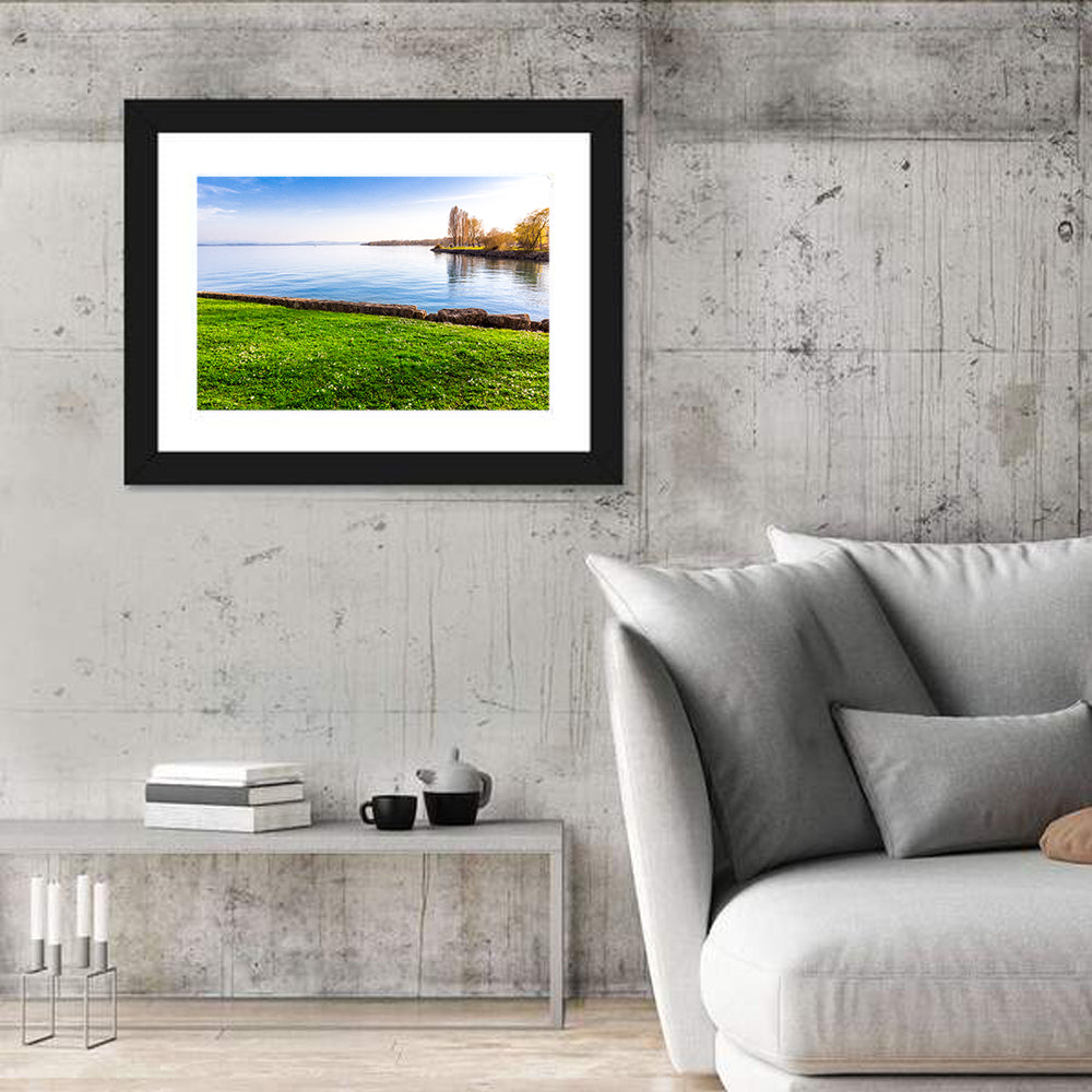 Lake Neuchatel Meadow Wall Art