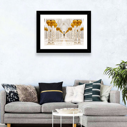 Sheikh Zayed Grand Mosque Colonnade Wall Art