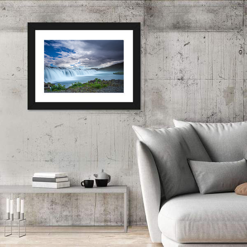 Faxi Waterfall, Iceland Wall Art in a room, landscape