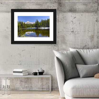 Yosemite Mountain Reflection Wall Art