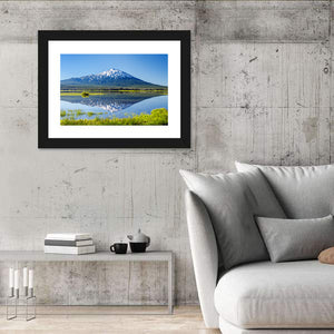 Mount Bachelor Lake Reflection Wall Art