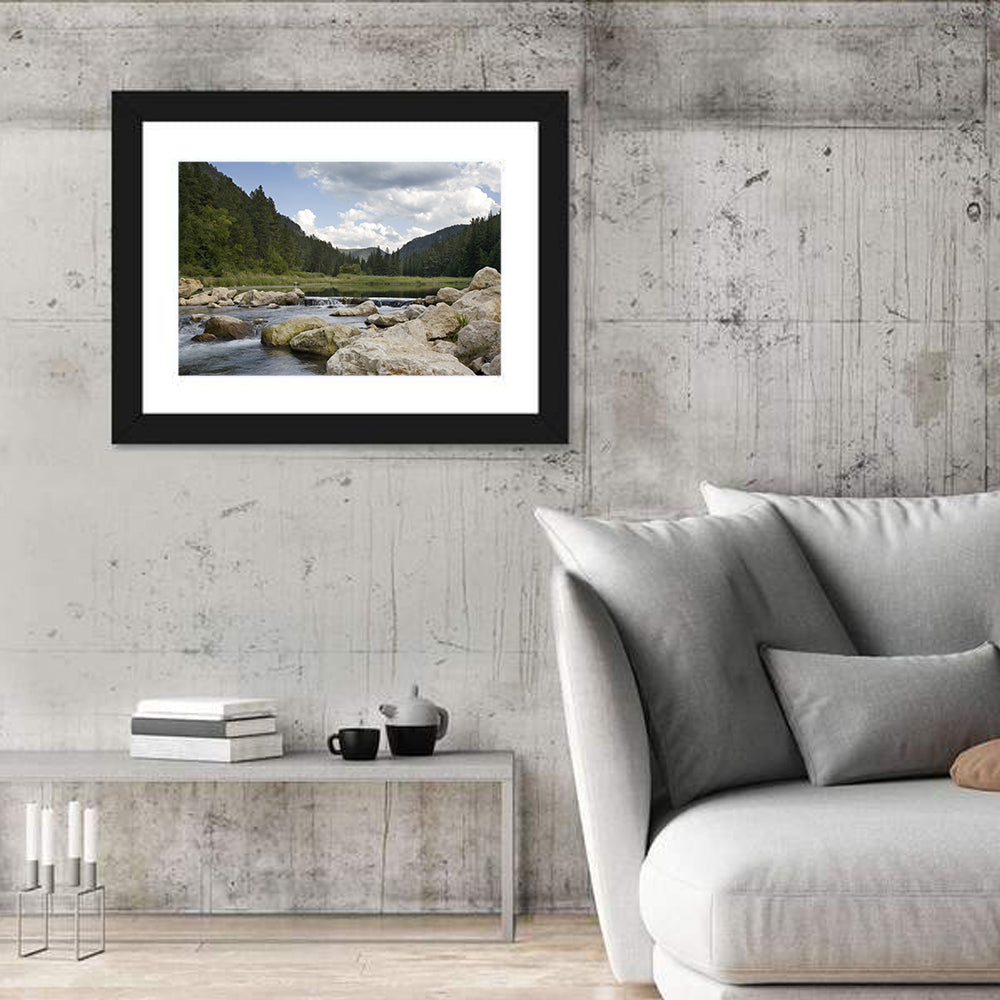 Spearfish Canyon, Black Hills Wall Art in a room, landscape