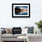 Spruce Knob Lake Morning Mist Wall Art