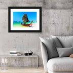 Thailand Long-tail Boat Seascape Wall Art