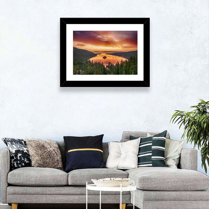 Emerald Bay Sunrise, Lake Tahoe Wall Art