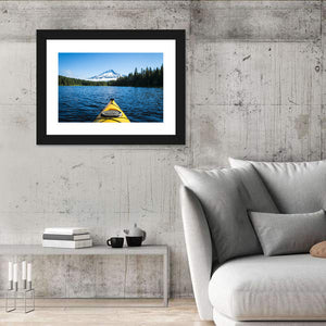 Kayak in Trillium Lake Wall Art