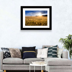 Blooming Wheat Field Wall Art