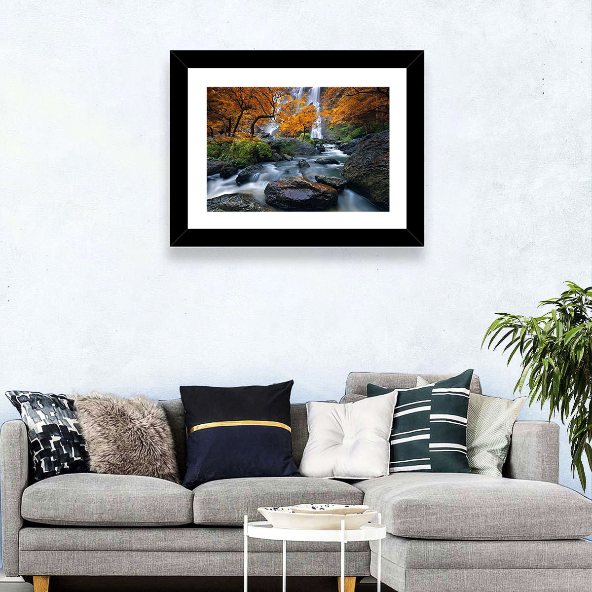 Konglan Autumn Waterfall Wall Art