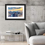 Midtown Manhattan Skyline at Dusk Wall Art