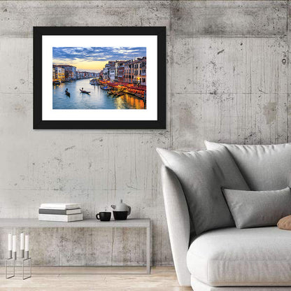 Venice Grand Canal at Twilight Wall Art