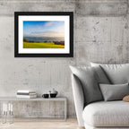 Sunlit Mountain Clouds Wall Art