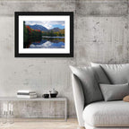 Adirondack Lake Reflection Wall Art