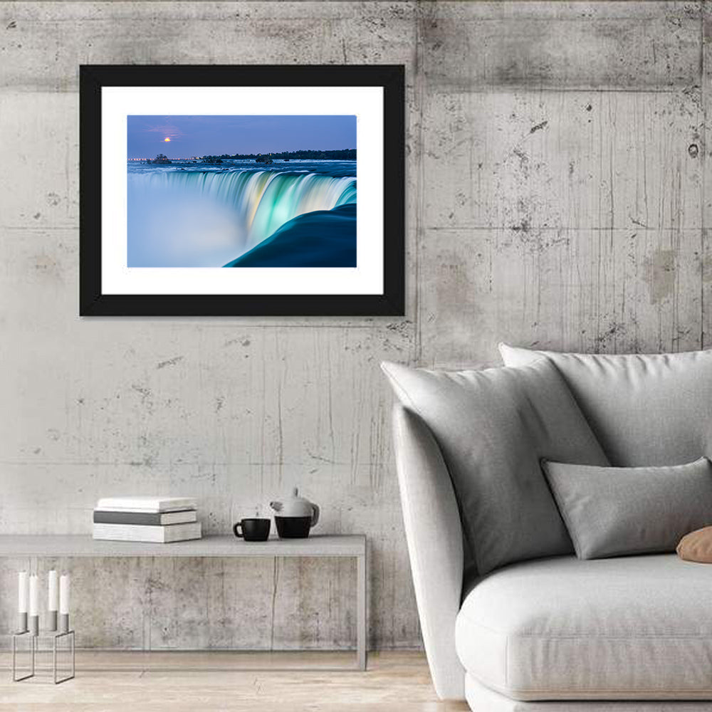 Horseshoe Falls by Moonlight Wall Art