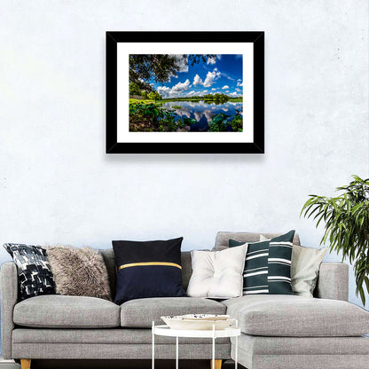 Brazos Bend Lake Reflection Wall Art
