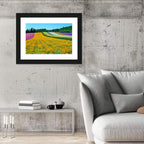 Tomita Flower Fields, Nakafurano Wall Art