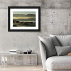 Lake Omodeo Morning Mist Wall Art
