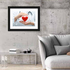 Patient Care Heart Sign Wall Art