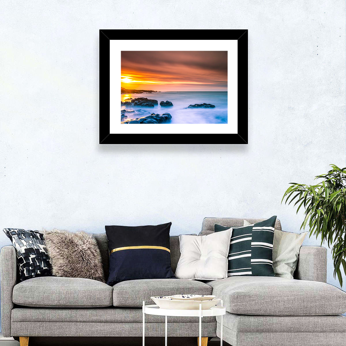 Reykjanes Golden Hour Beach Wall Art