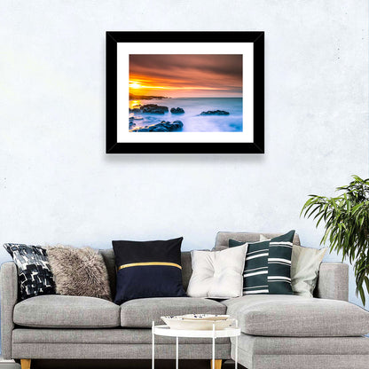 Reykjanes Golden Hour Beach Wall Art