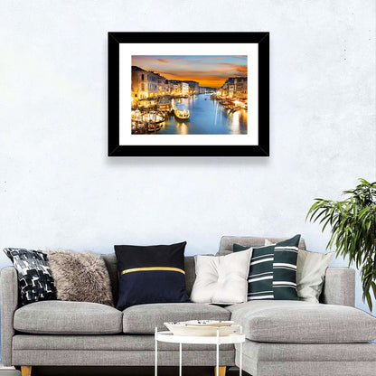Venice Grand Canal at Dusk Wall Art