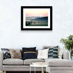 Czech Morning Fog Landscape Wall Art