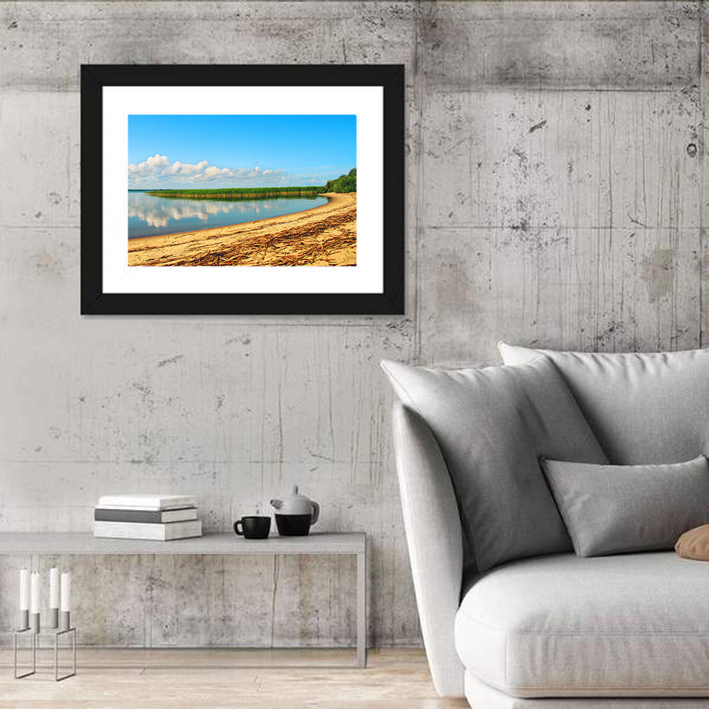 Lake Pskov Shoreline Wall Art