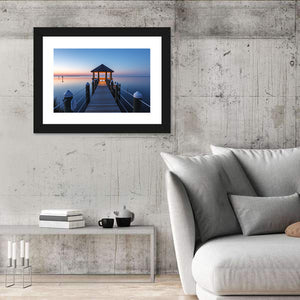 Pamlico Sound Lagoon Gazebo Wall Art