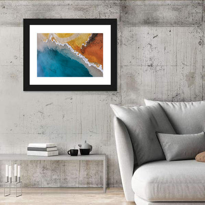 Grand Prismatic Spring Color Gradient Wall Art