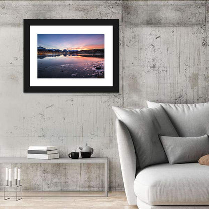 Ushuaia Twilight Reflection Wall Art