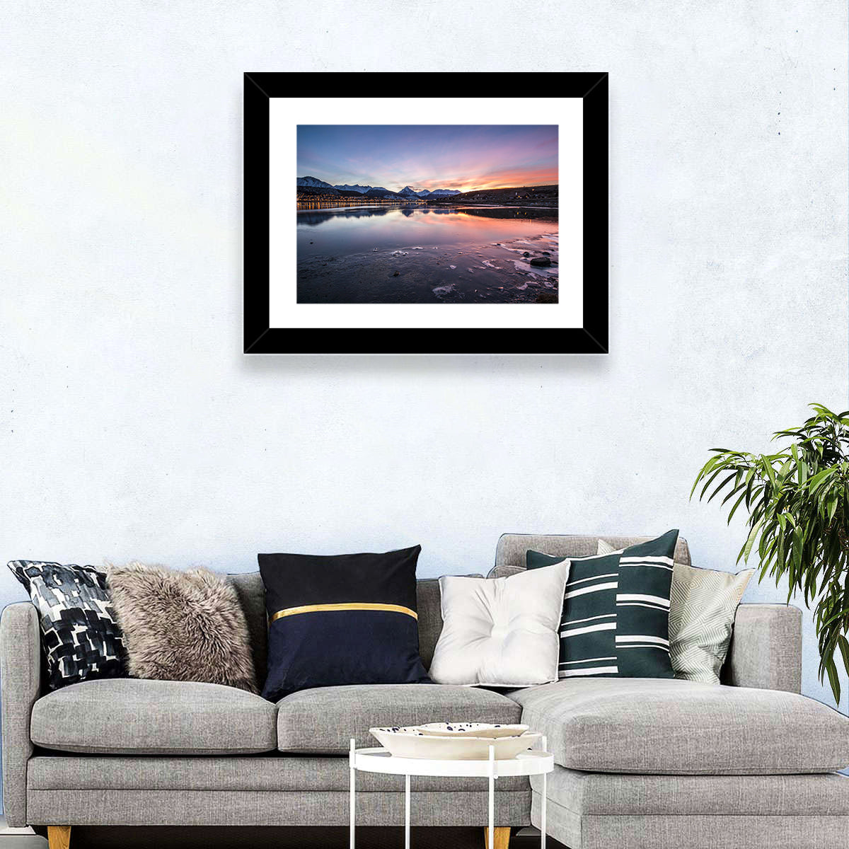 Ushuaia Twilight Reflection Wall Art