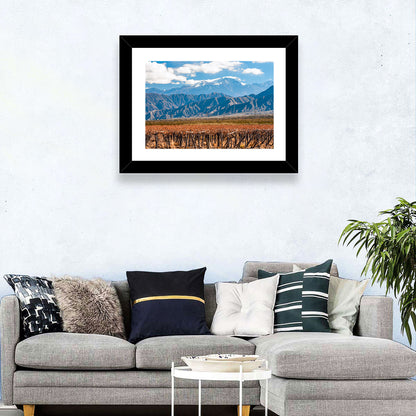 Vineyard Below Aconcagua Wall Art