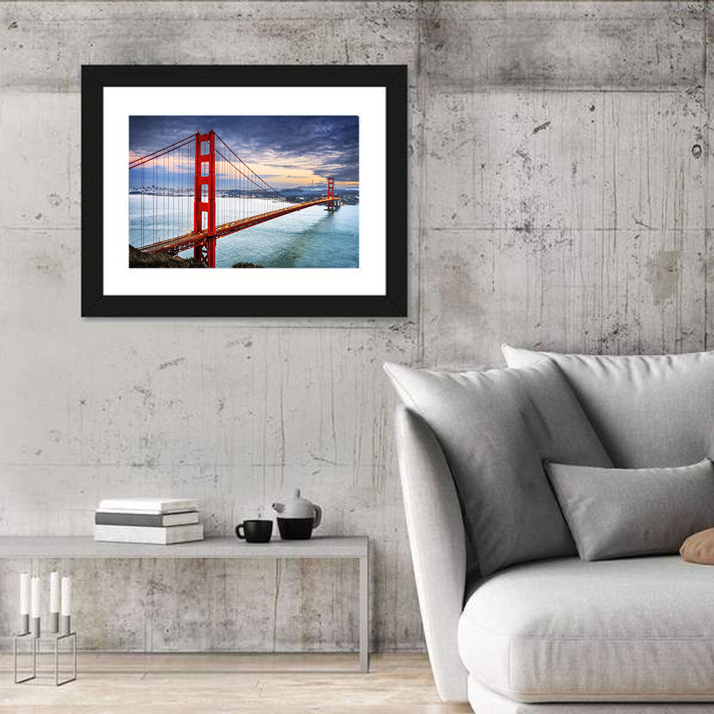 Golden Gate Bridge at Dusk Wall Art