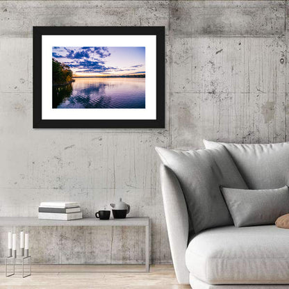 Lake Wylie Sunset Reflection Wall Art