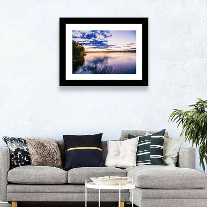 Lake Wylie Sunset Reflection Wall Art