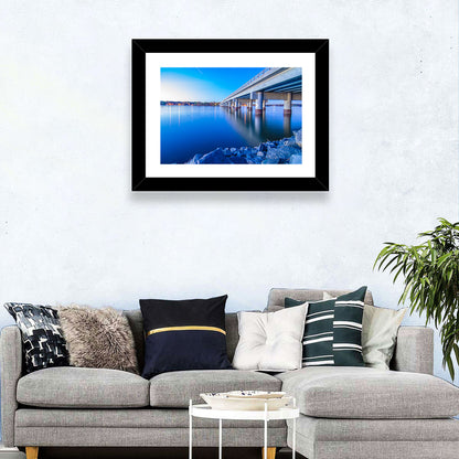 Bridge Over Lake Wylie Wall Art