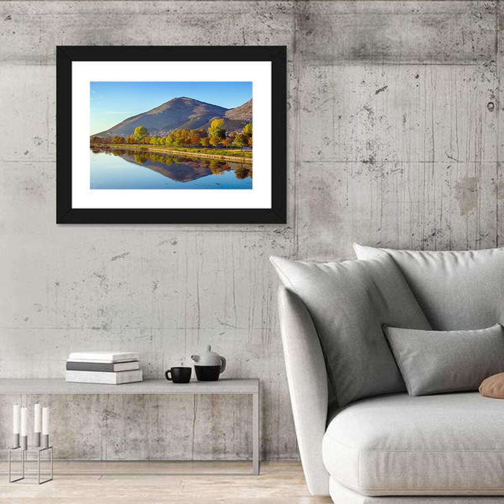 Trebišnjica River Reflection, Trebinje Wall Art