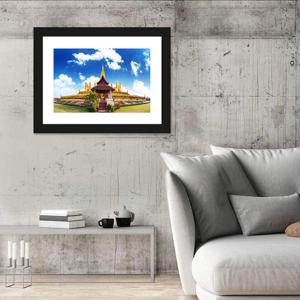 Pha That Luang Wall Art in a room, landscape