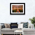 Meguro River Cherry Blossoms Wall Art