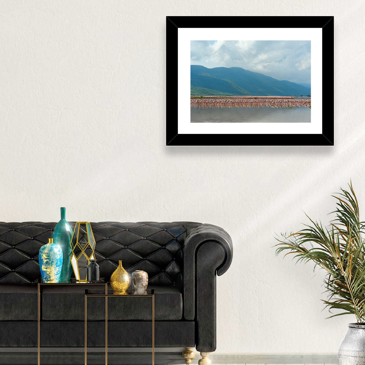 Lake Bogoria Flamingos Wall Art