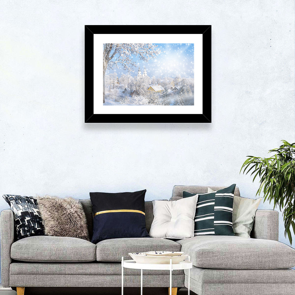 Frosted Village Wall Art
