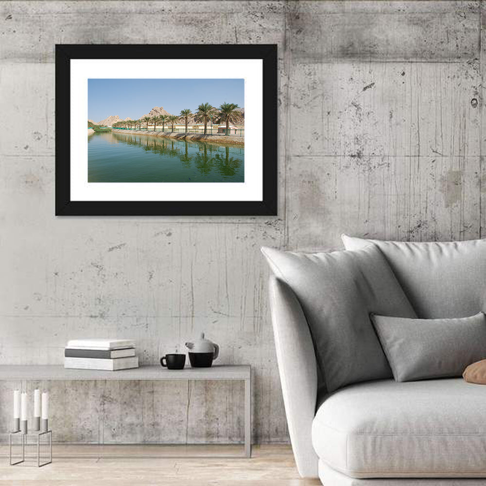 Palm Lake Reflections Wall Art