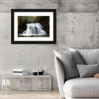 Holly River Autumn Waterfall Wall Art