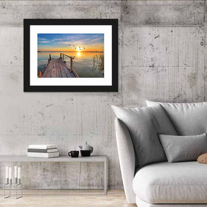 Lake Sunset Wall Art