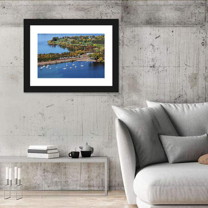 Lake Wissota Aerial Wall Art