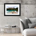 Lake O Hara Mountain Reflection Wall Art
