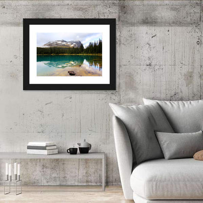 Lake O Hara Mountain Reflection Wall Art