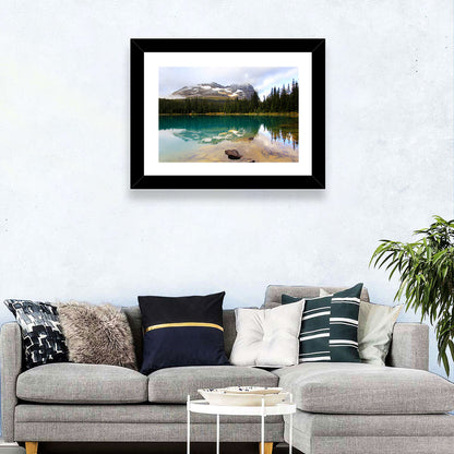 Lake O Hara Mountain Reflection Wall Art