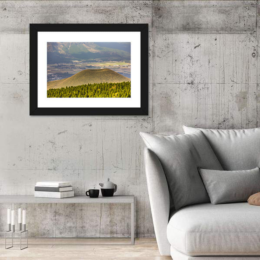 Mount Aso Komezuka Crater Wall Art