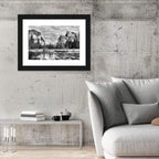 Yosemite Valley Winter View Wall Art